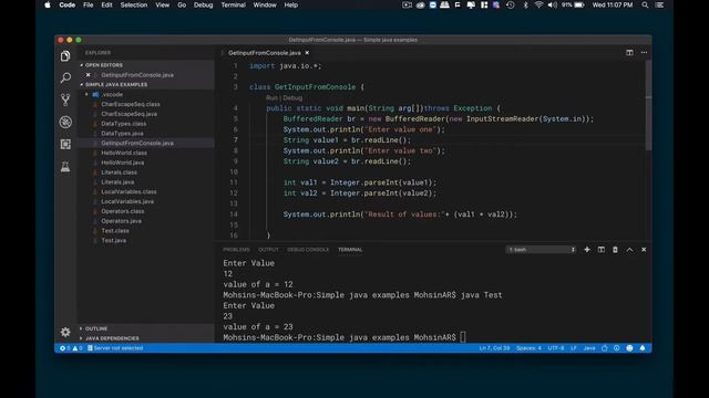 Java Tutorial For Beginners 13 - Command line input in java Step by Step understand смотреть онлайн