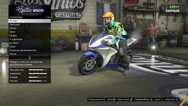Tuneo mi moto (dinka double-T) Grand Theft Auto V смотреть онлайн
