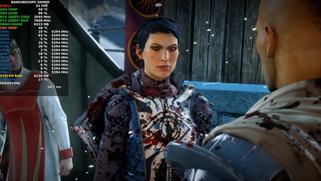 Dragon Age Inquisition Ultra Settings 4K , Fade Touched Textures | RTX 2080 Ti | i7 8700K5.3GHz смотреть онлайн