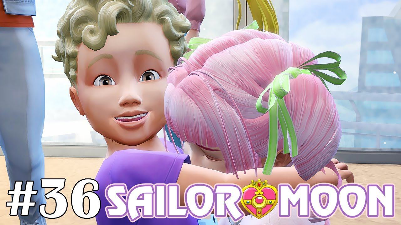 Гелиос и Чибиуса - The Sims 4 - Sailor Moon #36 смотреть онлайн