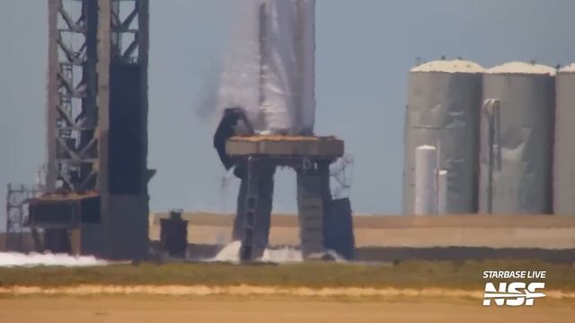 Did the Deluge Work? SpaceX Booster 9 Static Fire - Starship Super Heavy смотреть онлайн