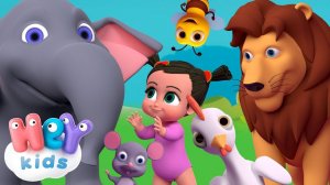 Suoni degli animali per bambini | canzone degli animali | HeyKids Italiano