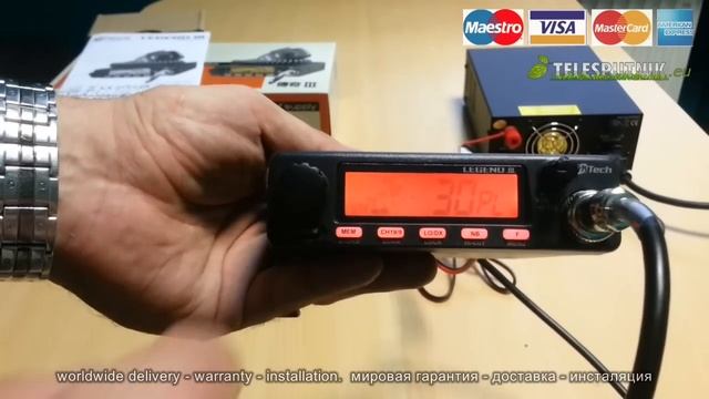 RĀCIJAS M-TECH LEGEND 3 Review CB RADIO Обзор www.Telesputnik.eu смотреть онлайн