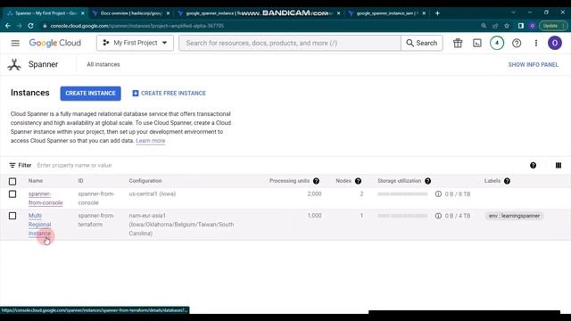 Create Cloud Spanner instance using Terraform смотреть онлайн
