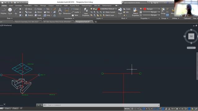 Two point perspective drawing pt 1 смотреть онлайн