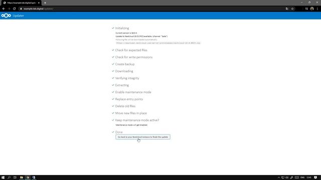 How to upgrade Nextcloud via built in updater смотреть онлайн