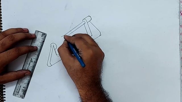 C-Clamp drawing | How to draw C- Clamp | C- Clamp kaise draw kare. смотреть онлайн