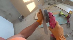 Запил плитки под 45 градусов, заусовка 3 СПОСОБА!