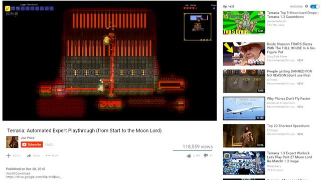 How To Complete EXPERT Terraria IN 1 CLICK!! :O смотреть онлайн