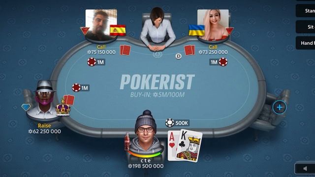 Straight Flush Twice: Pokerist iOS poker game online смотреть онлайн