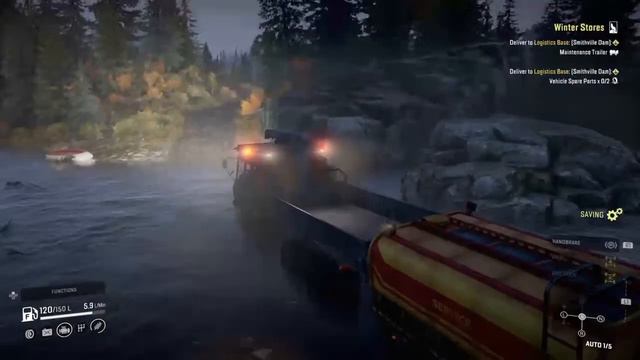 Snow runner - part 16 - black river - solo - Finashing a job. смотреть онлайн
