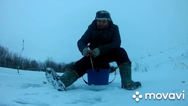 Ловля плотвы зимой на безмотылку. Прогноз клёва неутешительный. смотреть онлайн