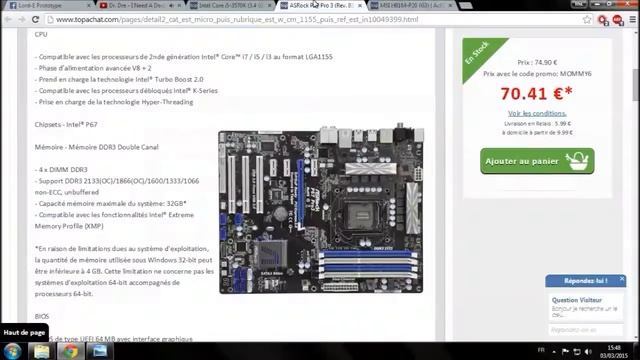 Guide Achat/Montage informatique part 2 Carte Mère смотреть онлайн