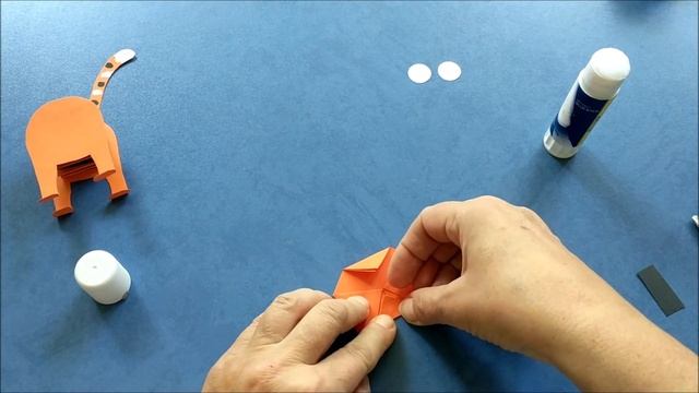 Милый тигр оригами | Символ 2022 года | Origami paper tiger смотреть онлайн