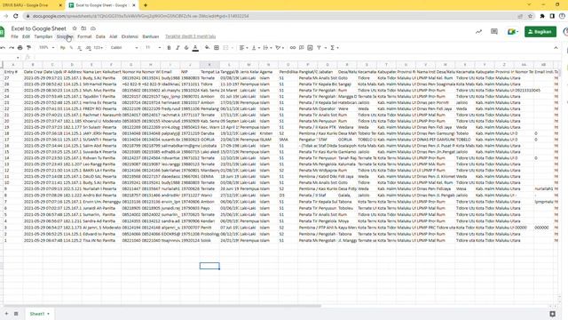 Google Workspace for Education | Drive | Mengkonversi file Ms Word Excel PPT смотреть онлайн