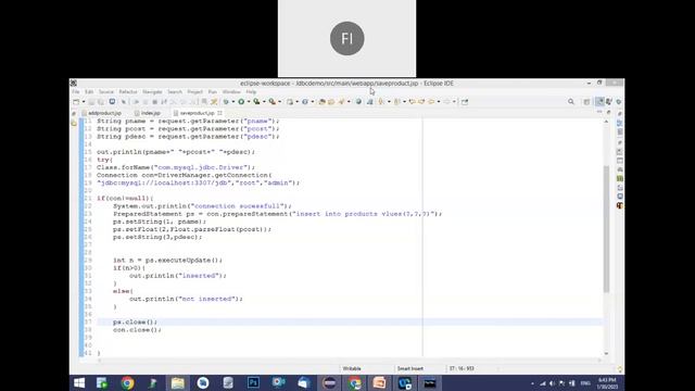 Java Insert Operation With MYSQL JDBC смотреть онлайн