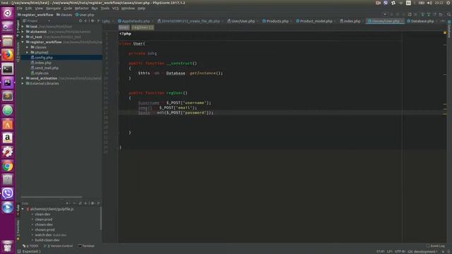 PHP Complete register workflow User Registration [3] смотреть онлайн