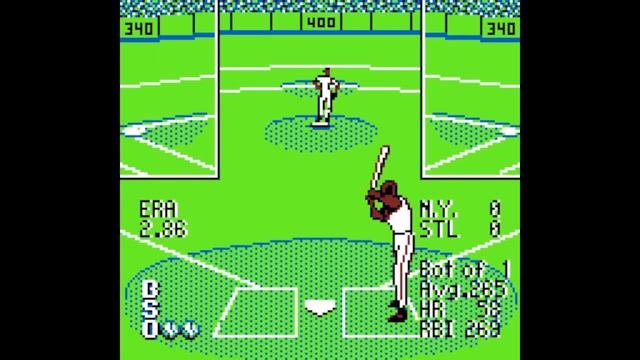 Frank Thomas Big Hurt Baseball 1995 Game Boy смотреть онлайн