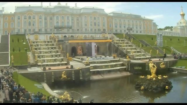 Открытия фонтанов в Петергофе в 2018 смотреть онлайн