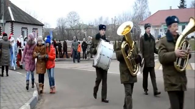 Шествие дедов морозов Лепель 2014 смотреть онлайн