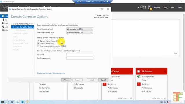 2- Windows Server 2022 Active Directory Installation and Configuration смотреть онлайн