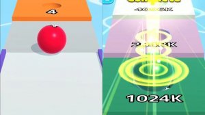 ? BALL RUN 2048 vs BALL RUN INFINITY All Levels Gameplay Walkthrough Android, iOS 4