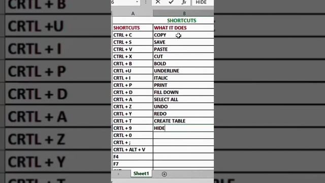 Useful Excel Shortcut on keyboard ? #begginers #excel #exceltutorial #education #how #tech #office смотреть онлайн