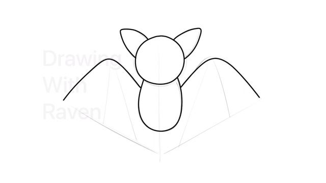 How To Draw A Bat (with pencil sketch for guide) смотреть онлайн