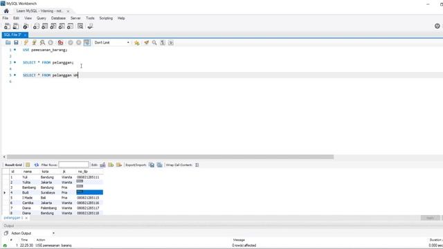 Query MySQL Contoh Kondisi Menggunakan Operator IS NULL & IS NOT NULL смотреть онлайн