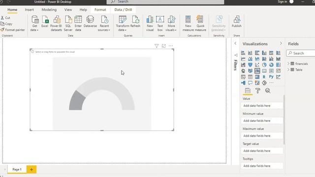 Gauge Chart In Power BI | Gauge Visualization in Power BI смотреть онлайн