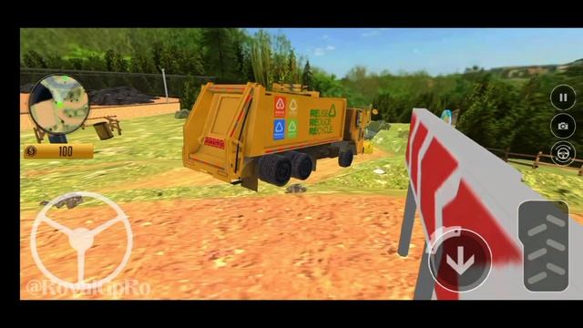 Off-road Garbage Truck Game Blend & Truck Simulator 2021 Fun 3D #realistic #gameplay #driving смотреть онлайн