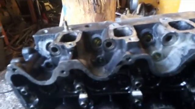Наконец то отремонтировали головку блока двигателя 2С. смотреть онлайн