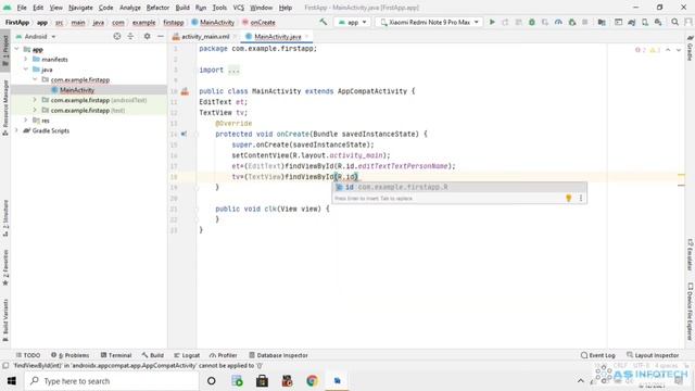 How to Work with Buttons / EditText / TextView in Android Studio смотреть онлайн