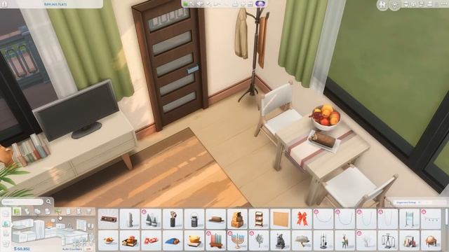 Base Game Micro Apartment // The Sims 4 Speed Build: Apartment Renovation смотреть онлайн