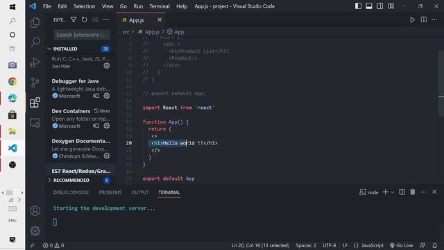 React me code krna hai | React ka structure смотреть онлайн