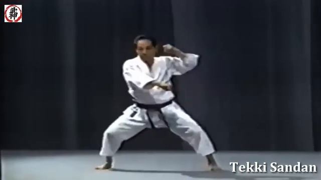 Tetsuhiko Asai - kata karate Shotokan Tekki Sandan | Тетсухико Асаи - ката Текки Сандан смотреть онлайн