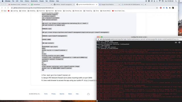 How to deploy timeoff.management app in a Docker Container on Google Cloud through a shell script смотреть онлайн