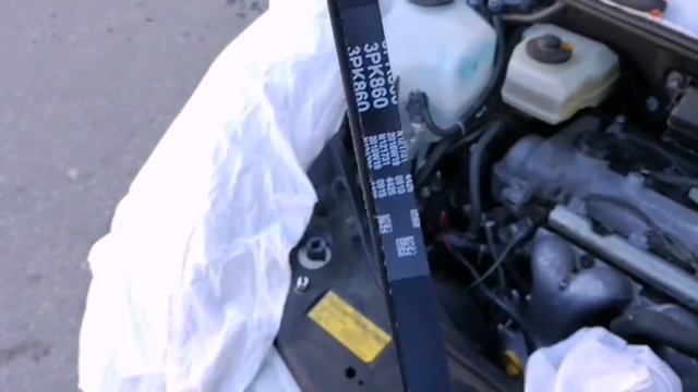 Замена ремня на Приусе 20