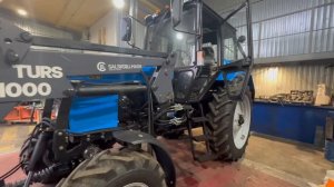 Установка видеокамеры на трактор Беларус-82.1 / Фронтальный погрузчик ТУРС / Снегоуборочная машина