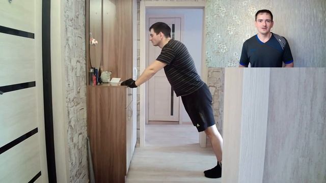 15.03.21. 2 уровень - отжимания в наклоне. Средний уровень. "Тренировочная зона". смотреть онлайн