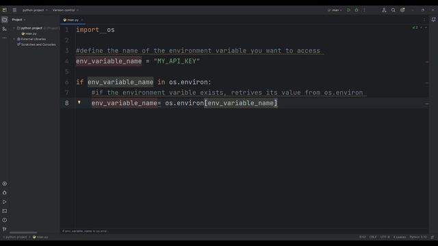 Python Tutorial: Accessing Environment Variables and Securely Managing API Keys - day #06 смотреть онлайн