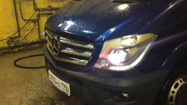 Омыватель фар на мерседес спринтер смотреть онлайн