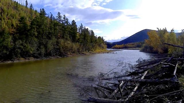 На таежной реке. Песня "Дым костра создает уют" смотреть онлайн