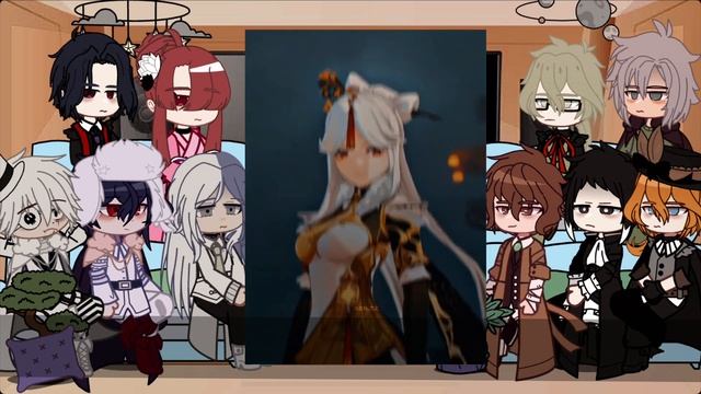 BSD's reaction to Atsushi and Dazai as Ningguang and Zhongli (????) смотреть онлайн