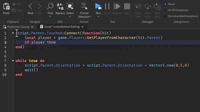 2D Platformer Game | Roblox Studio - Coins