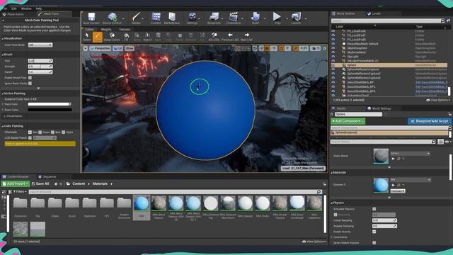 How to use Vertex Color Unreal Engine смотреть онлайн