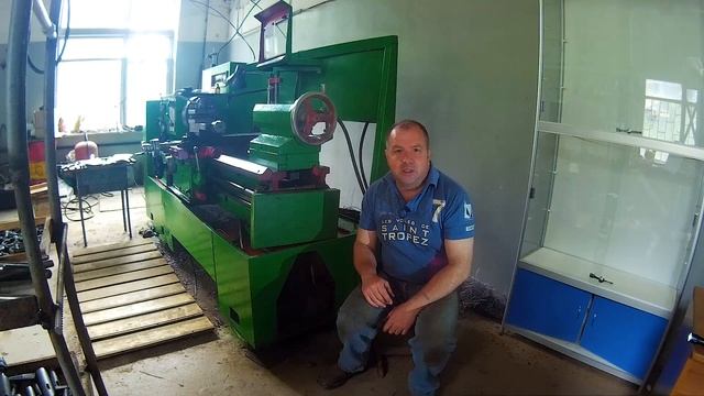 Токарный станок отблагодарил за заботу о нем. Покраска станка. Замена масла. смотреть онлайн