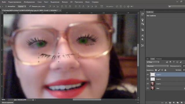 Исправляем лицо. Уроки Photoshop смотреть онлайн