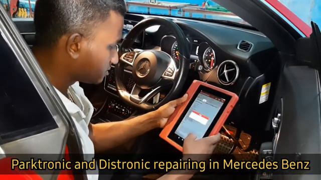 Parktronic and Distronic repairing in Mercedes Benze CLA 180 смотреть онлайн
