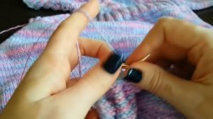 Горловина спицами. МК Часть 1. Формируем горловину для топа и свитера.